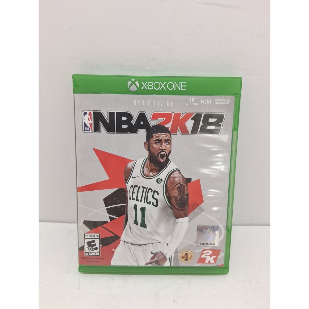 NBA 2K18 Xbox One Video Game Kyrie Irving Cover 4K Ultra HD HDR 2K Sports